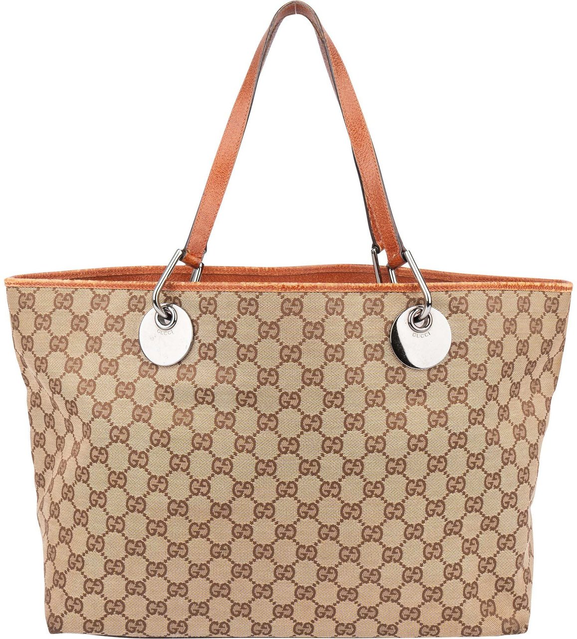 Gucci Gucci GG Monogram Eclipse Handbag Bruin