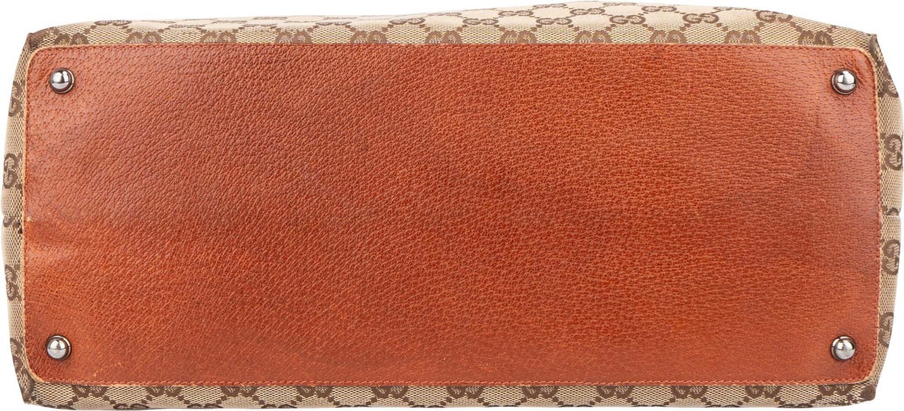 Gucci Gucci GG Monogram Eclipse Handbag Bruin