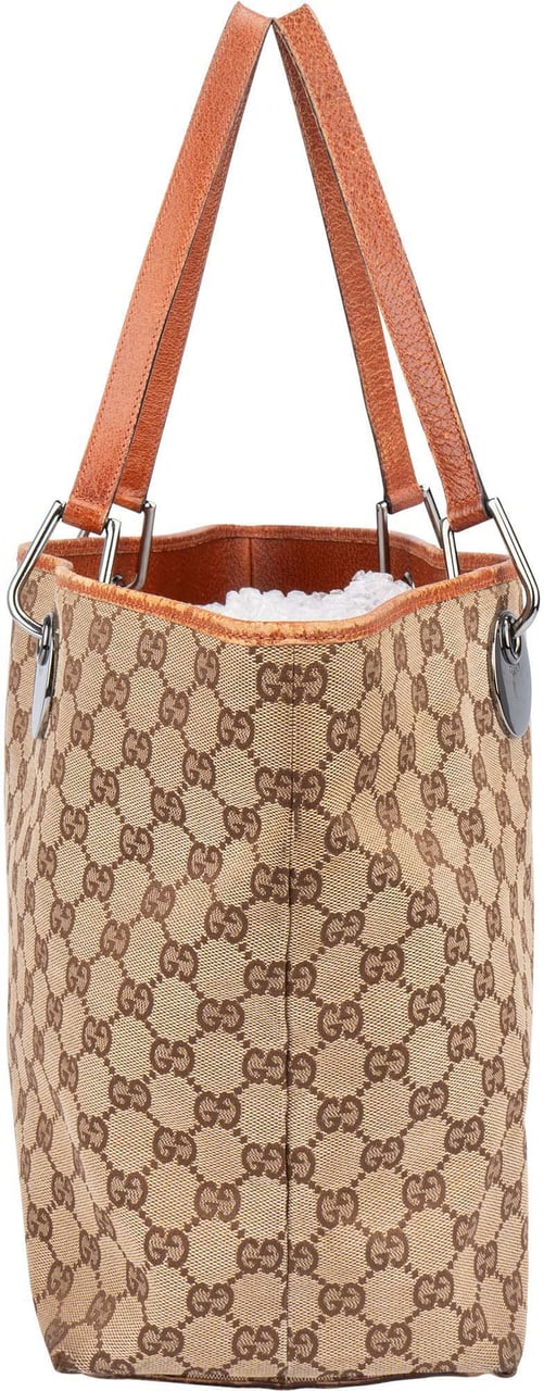 Gucci Gucci GG Monogram Eclipse Handbag Bruin