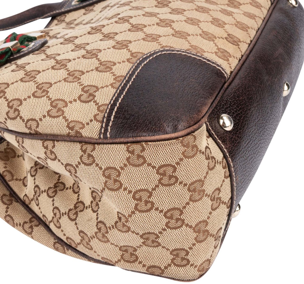 Gucci Gucci GG Monogram Princy Handbag Bruin