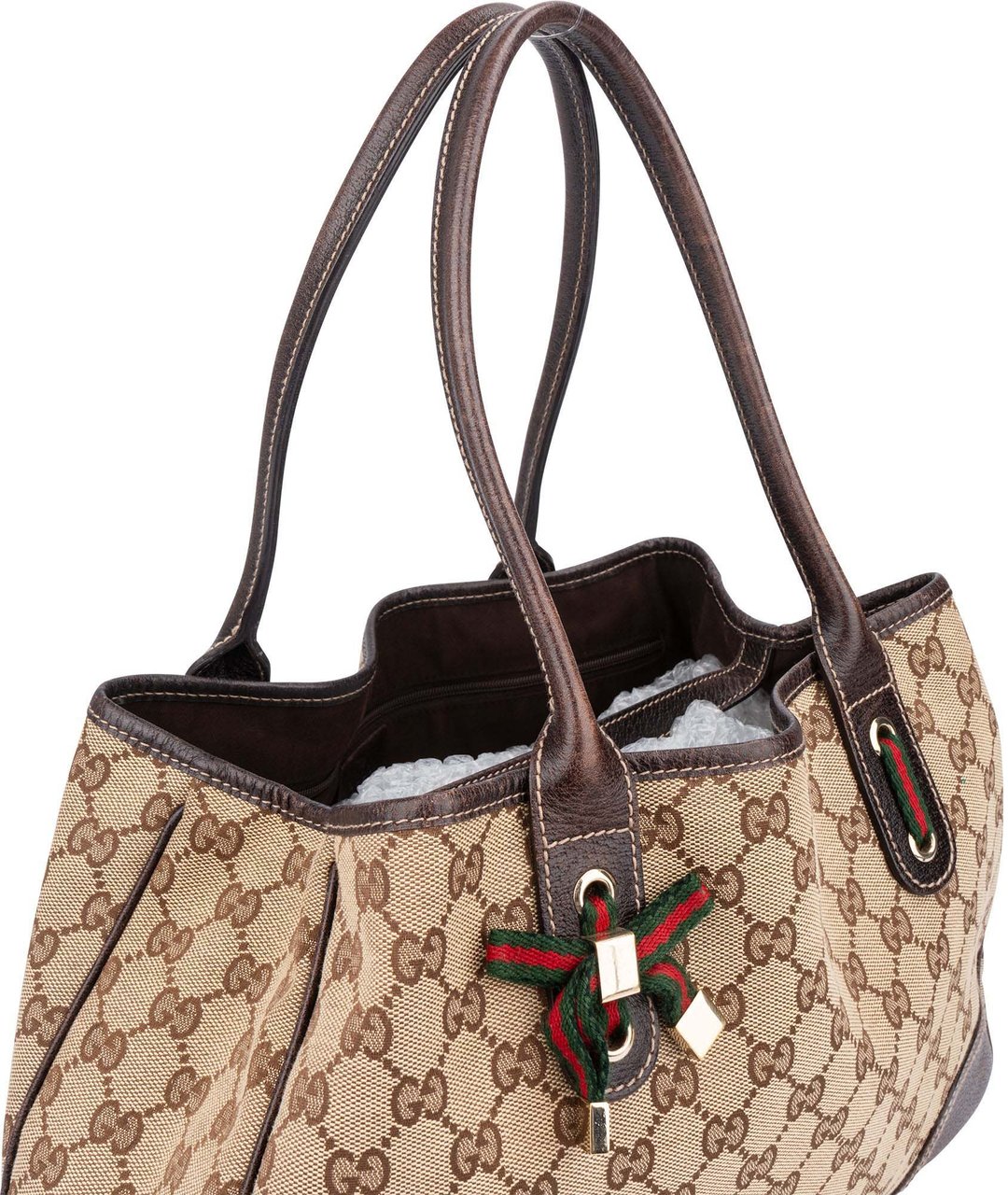 Gucci Gucci GG Monogram Princy Handbag Bruin