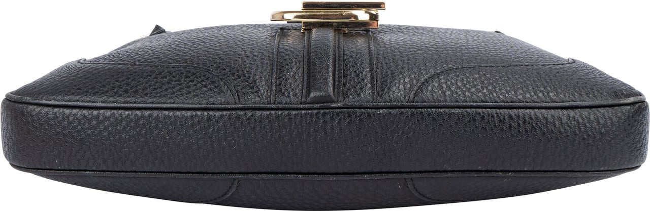 Gucci Gucci Limited Leather Jackie Handbag Zwart