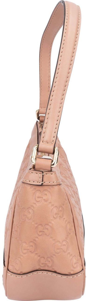 Gucci Gucci Leather GG Monogram Mini Princy Handbag Roze