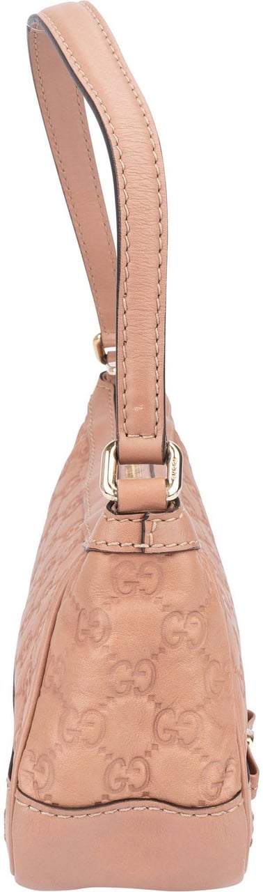 Gucci Gucci Leather GG Monogram Mini Princy Handbag Roze