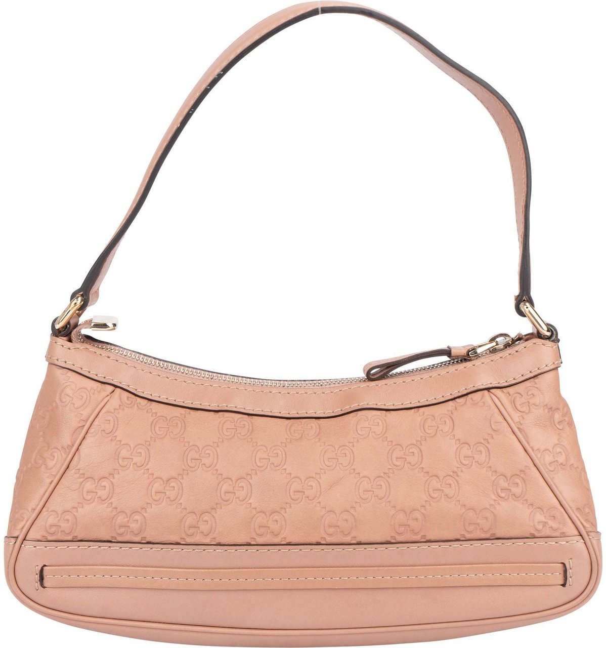 Gucci Gucci Leather GG Monogram Mini Princy Handbag Roze