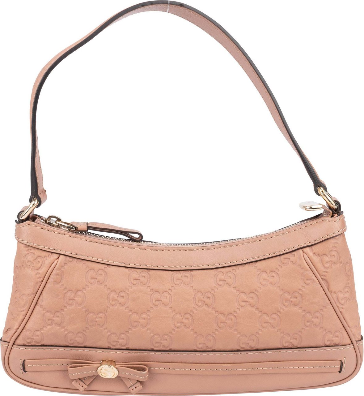 Gucci Gucci Leather GG Monogram Mini Princy Handbag Roze
