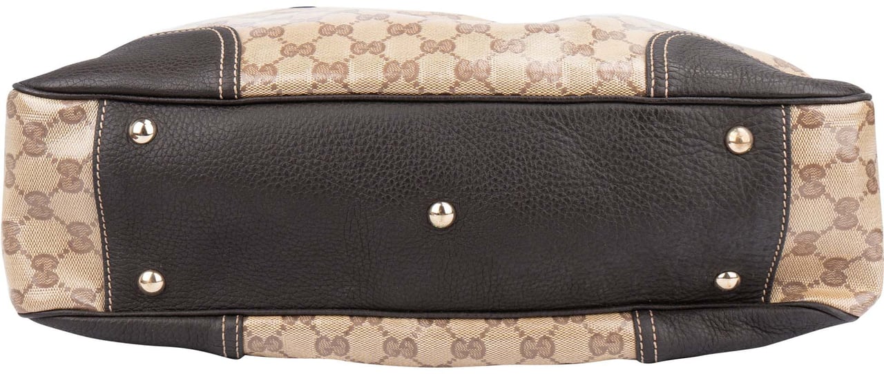 Gucci Gucci Canvas Monogram Princy Handbag Bruin