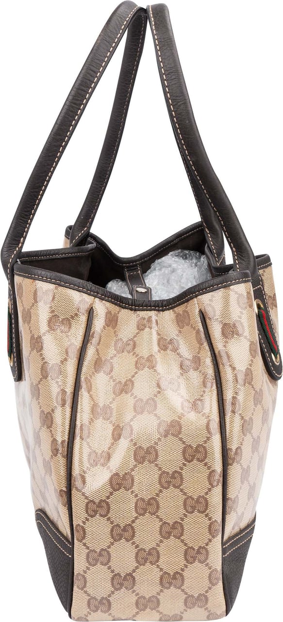 Gucci Gucci Canvas Monogram Princy Handbag Bruin