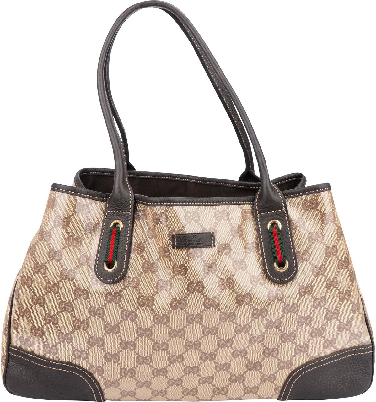 Gucci Gucci Canvas Monogram Princy Handbag Bruin