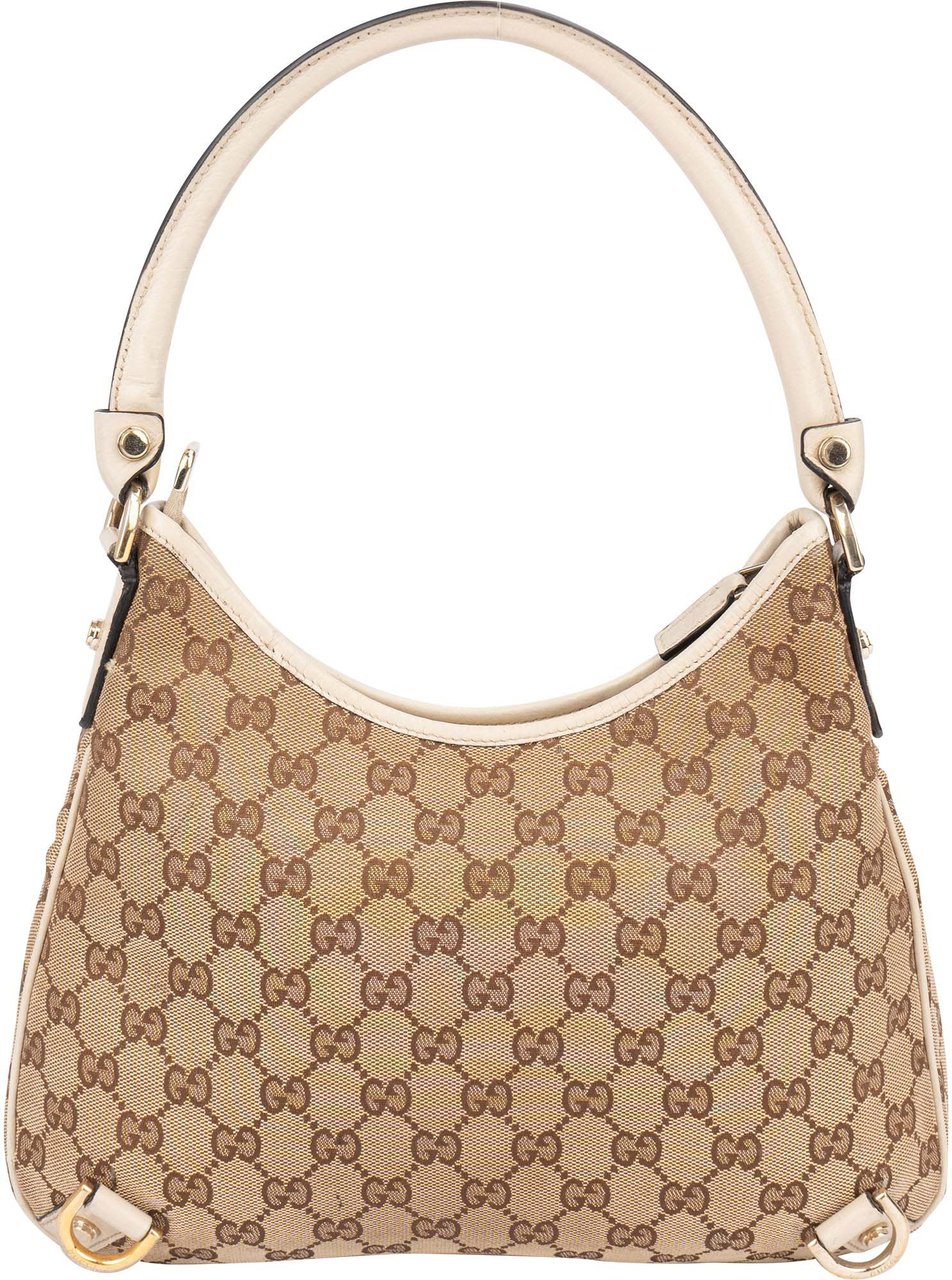 Gucci Gucci GG Monogram Abbey Handbag Bruin