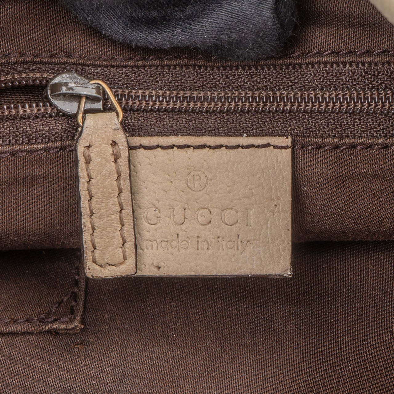 Gucci Gucci GG Monogram Abbey Handbag Bruin