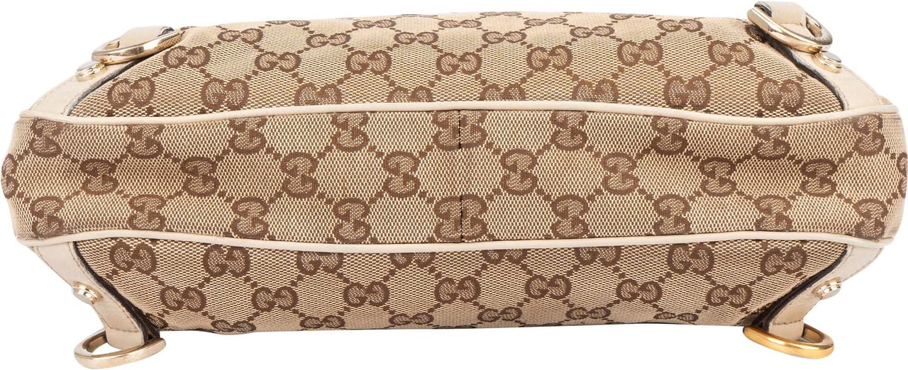 Gucci Gucci GG Monogram Abbey Handbag Bruin