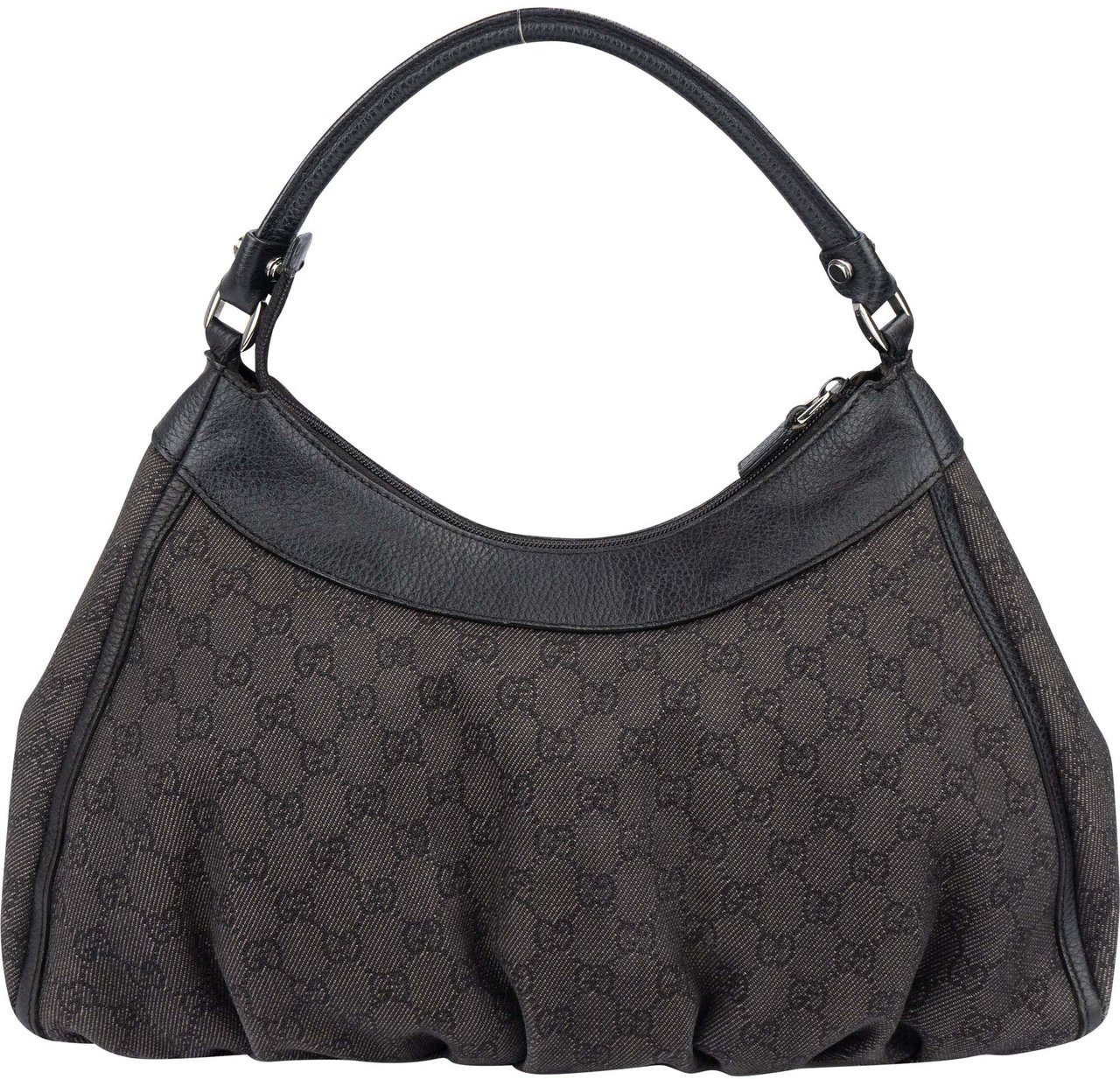 Gucci Gucci GG Monogram Abbey Handbag Zwart