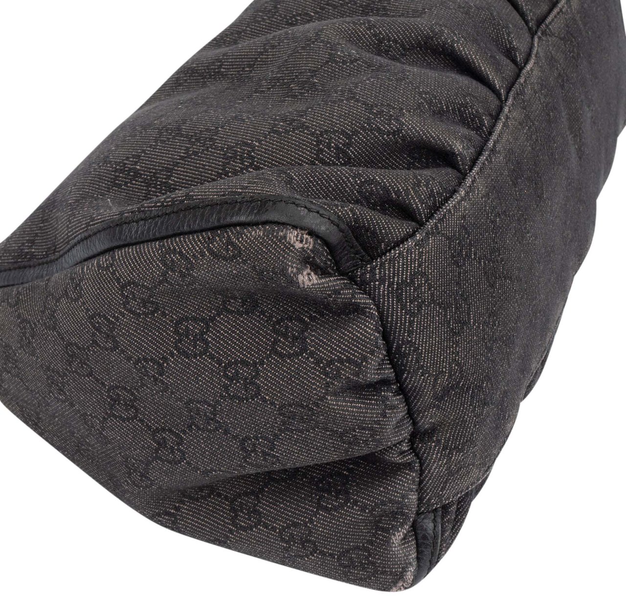 Gucci Gucci GG Monogram Abbey Handbag Zwart