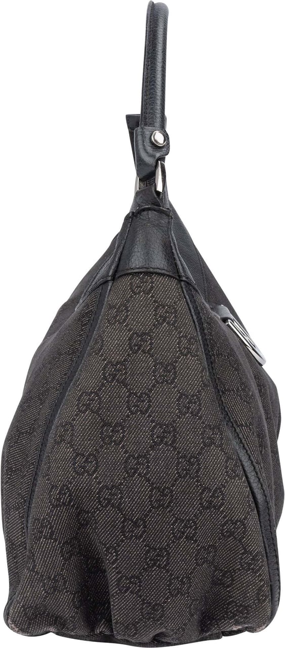 Gucci Gucci GG Monogram Abbey Handbag Zwart