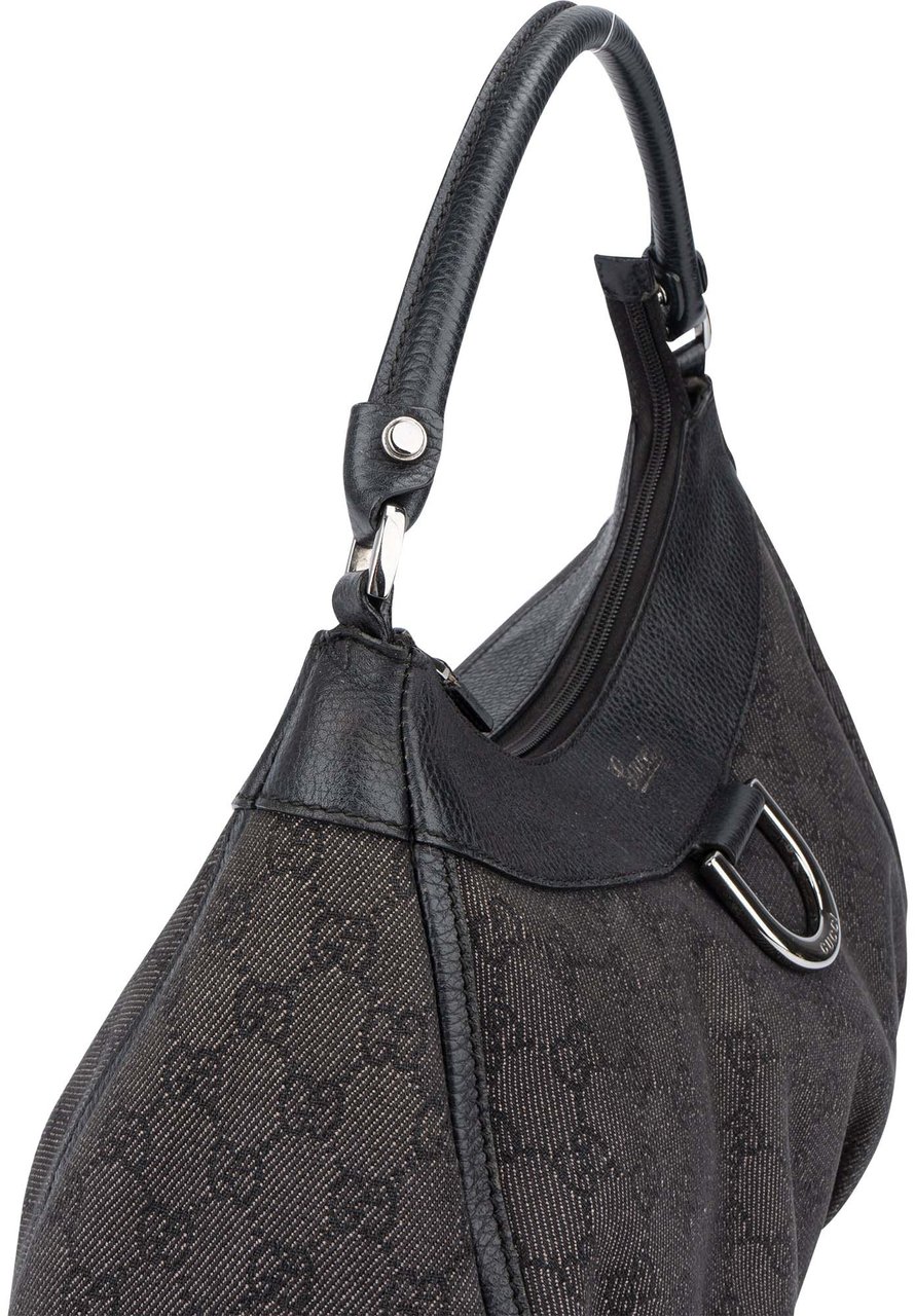 Gucci Gucci GG Monogram Abbey Handbag Zwart