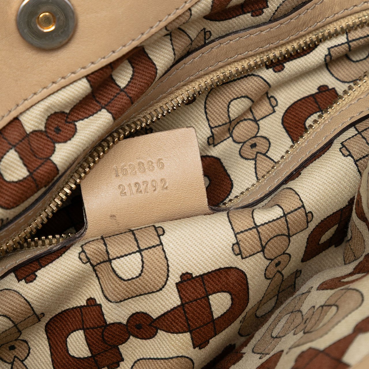 Gucci Medium Guccissima Web Britt Satchel Bruin