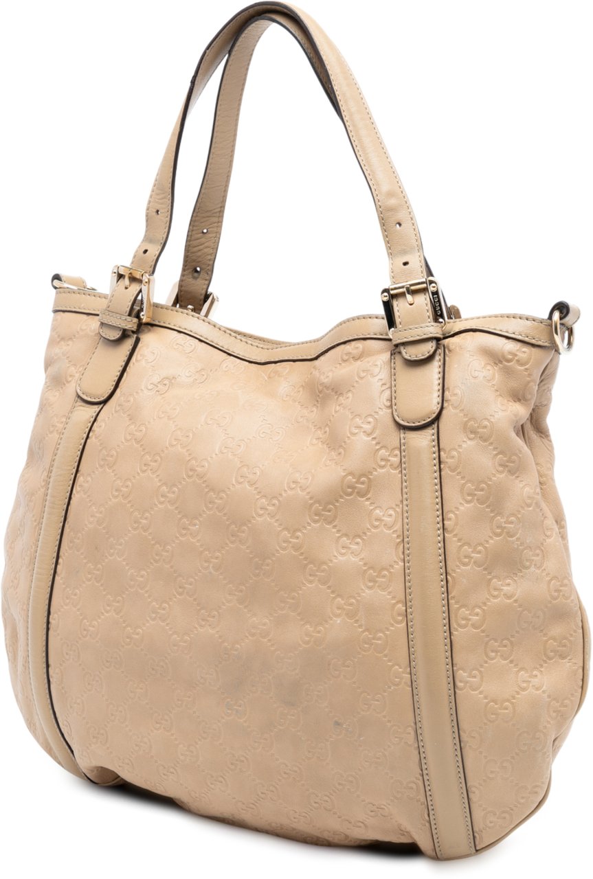 Gucci Medium Guccissima Web Britt Satchel Bruin