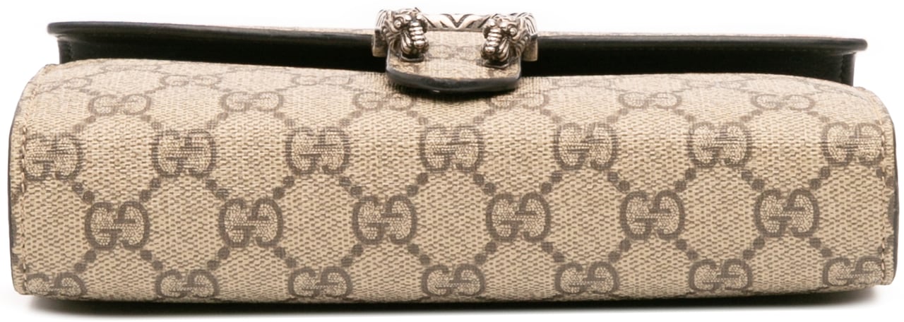 Gucci GG Supreme Dionysus Chain Wallet Bruin