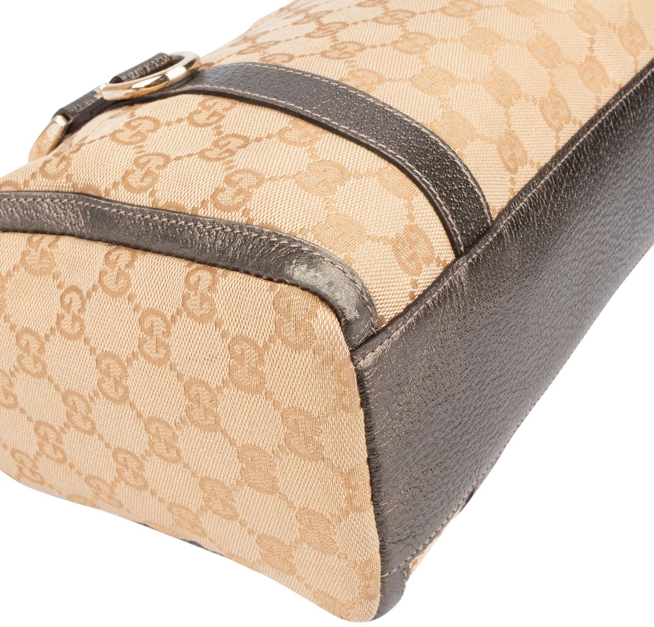 Gucci Gucci GG Monogram Abbey Handbag Bruin