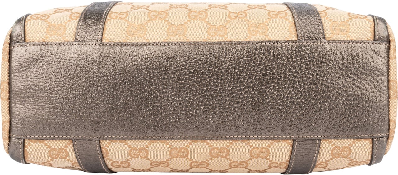 Gucci Gucci GG Monogram Abbey Handbag Bruin