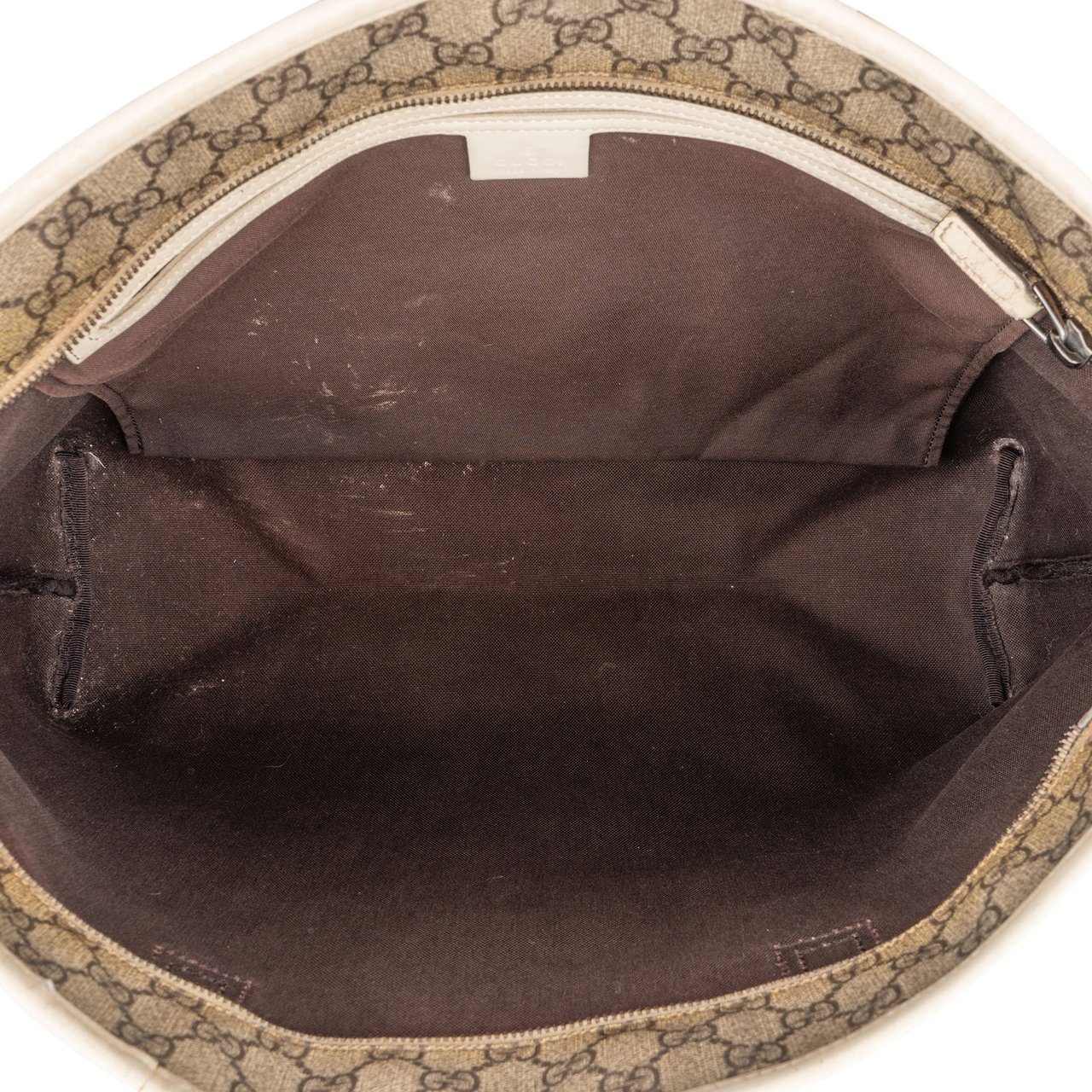 Gucci Gucci GG Supreme Monogram Handbag Bruin
