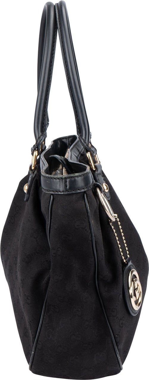 Gucci Gucci GG Monogram Sukey Handbag Zwart