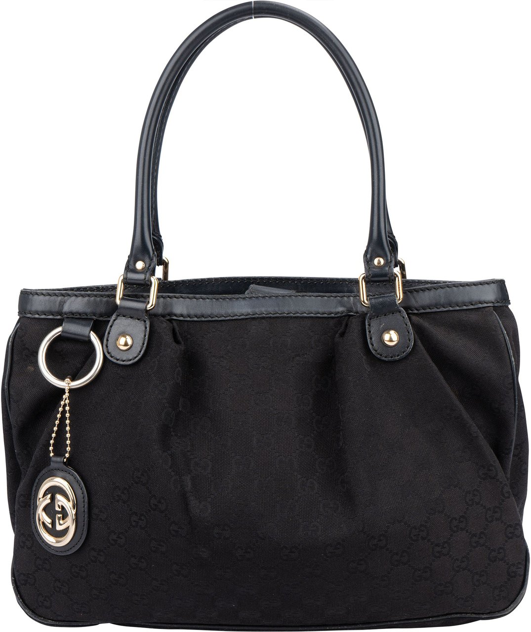 Gucci Gucci GG Monogram Sukey Handbag Zwart