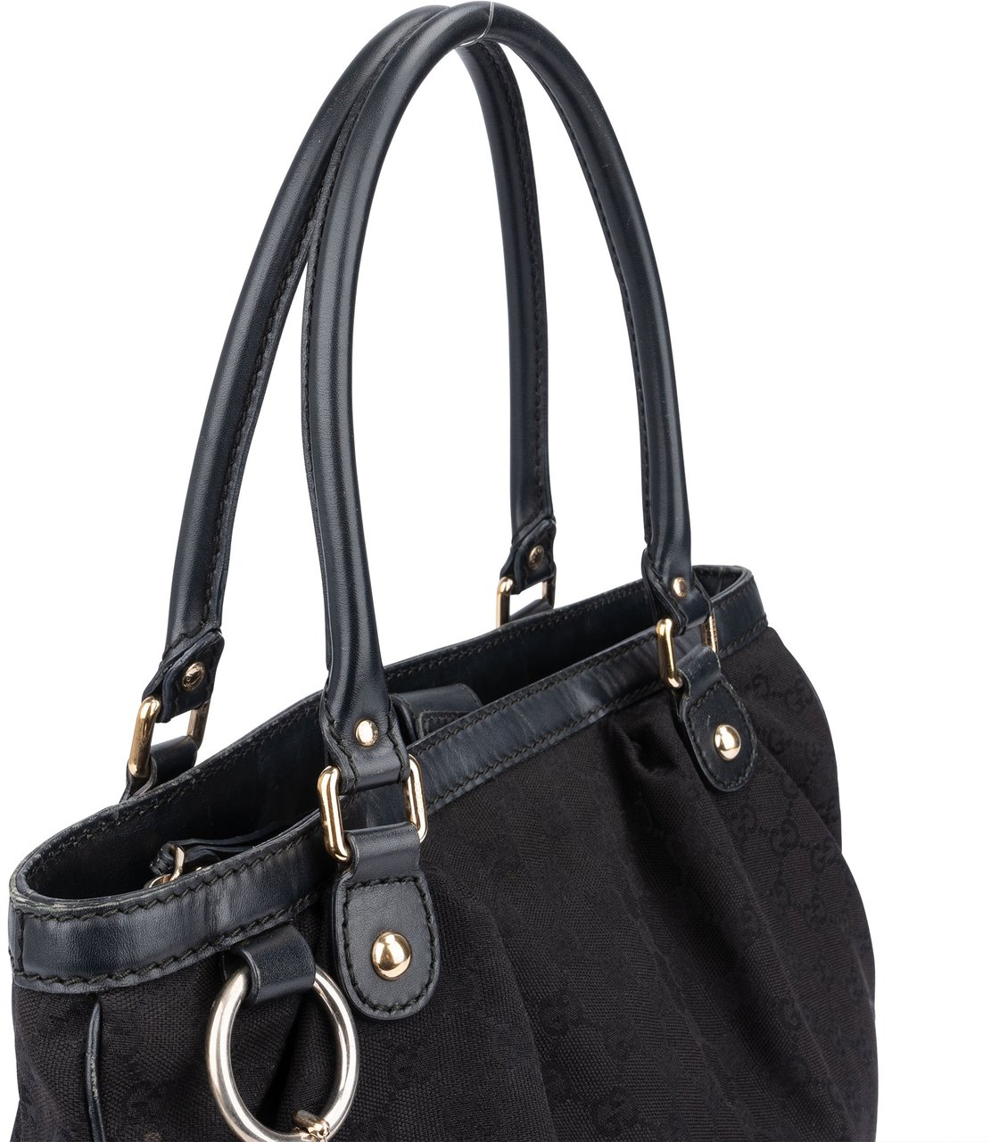 Gucci Gucci GG Monogram Sukey Handbag Zwart