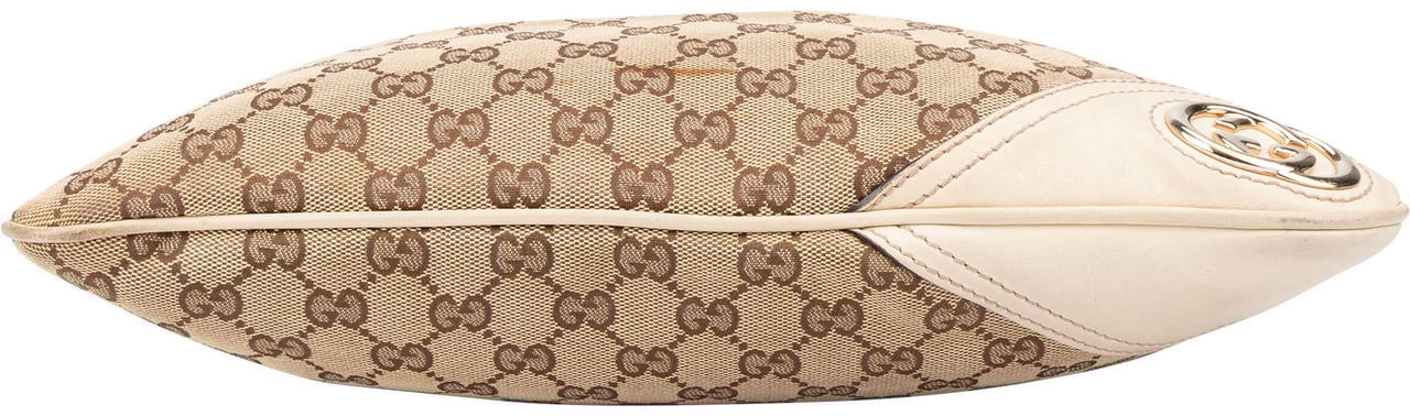 Gucci Gucci GG Monogram Britt Handbag Bruin