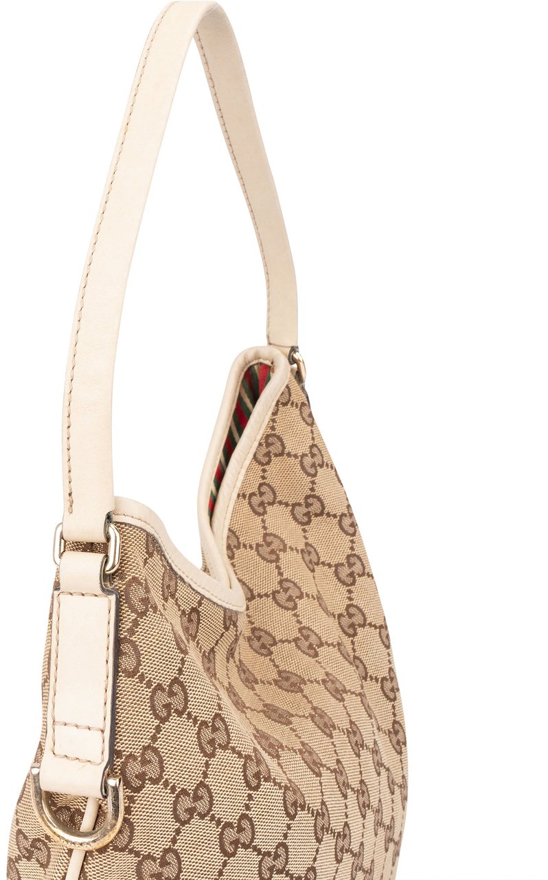 Gucci Gucci GG Monogram Britt Handbag Bruin