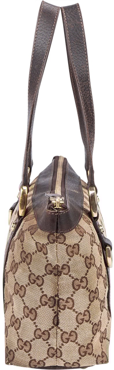 Gucci Gucci GG Monogram Abbey Handbag Bruin