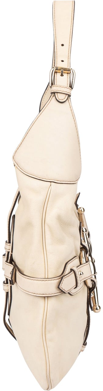 Gucci Gucci White Leather Limited 85th Jackie Handbag Wit