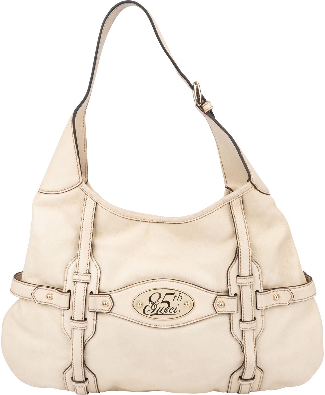 Gucci Gucci White Leather Limited 85th Jackie Handbag Wit