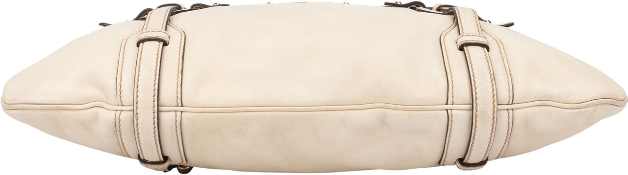 Gucci Gucci White Leather Limited 85th Jackie Handbag Wit