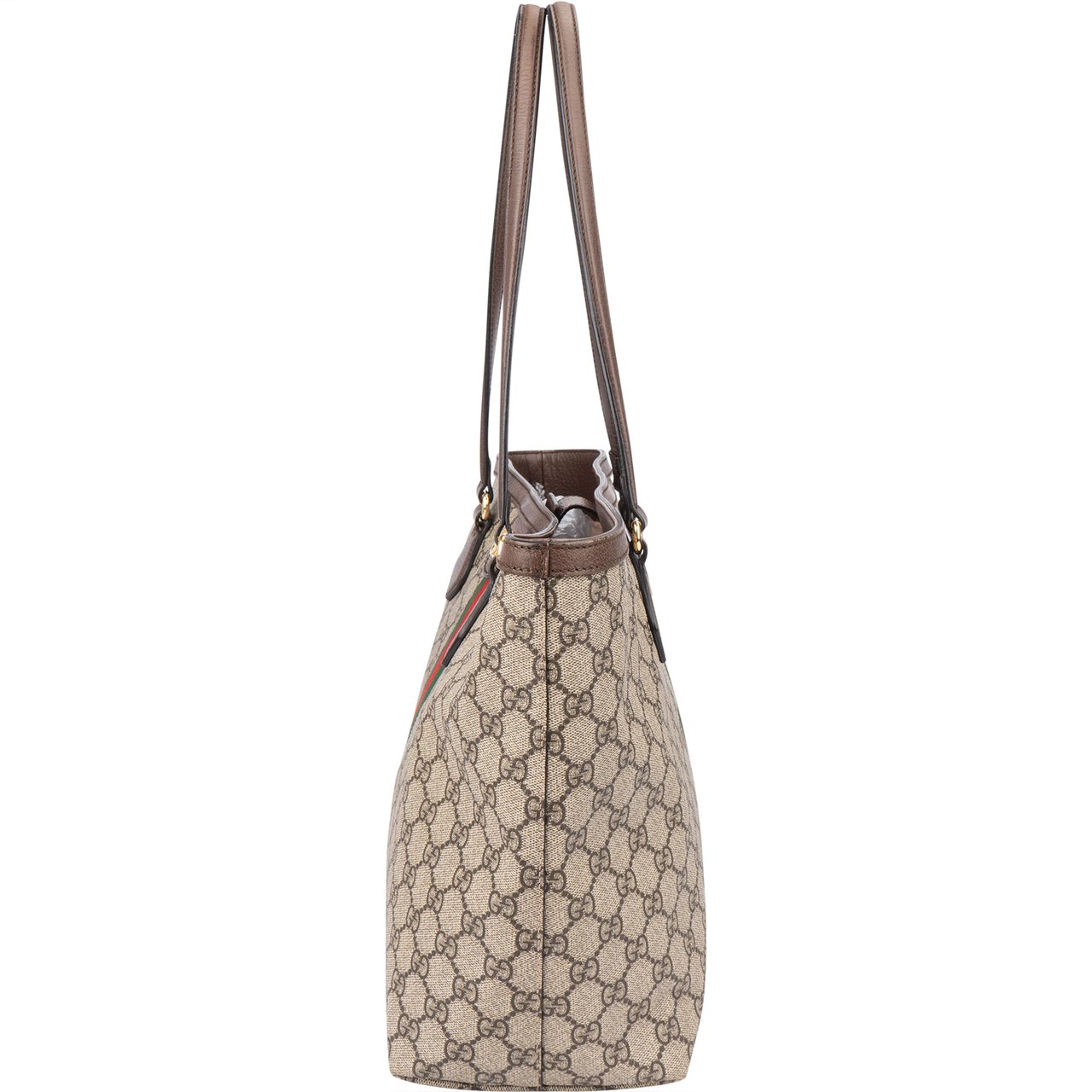 Gucci Gucci Supreme GG Monogram Ophidia Shopper Shoulder Bag Bruin