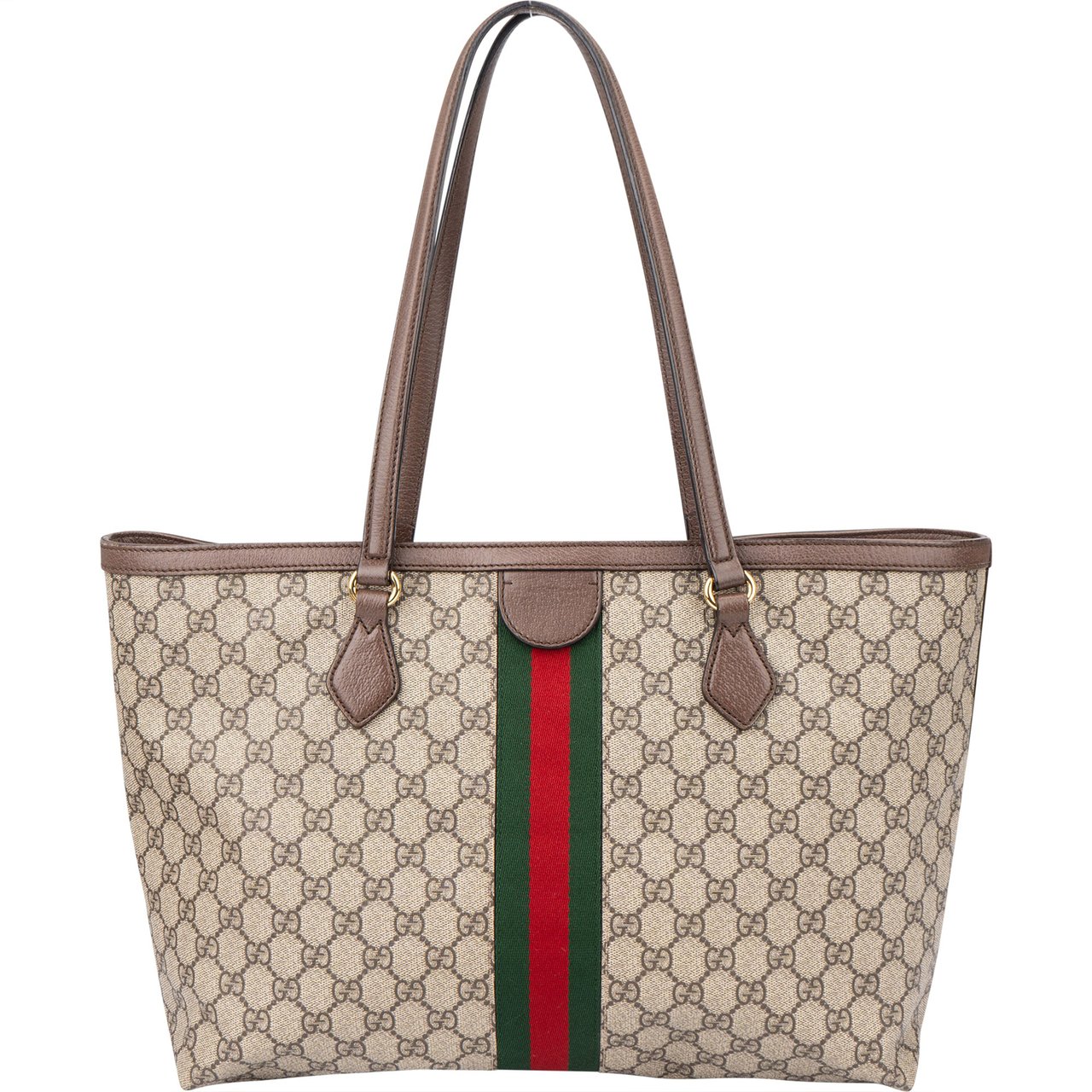 Gucci Gucci Supreme GG Monogram Ophidia Shopper Shoulder Bag Bruin
