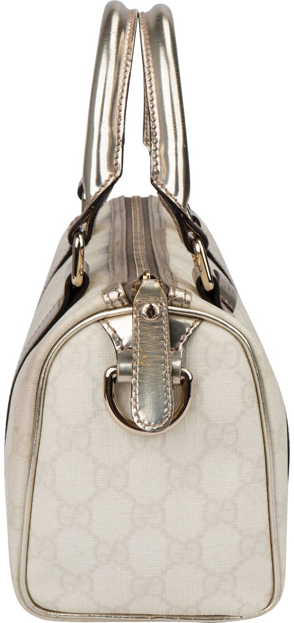 Gucci Gucci GG Monogram Mini Joy Boston Handbag Wit