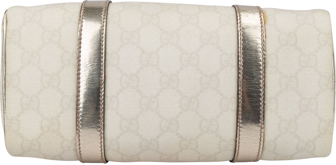 Gucci Gucci GG Monogram Mini Joy Boston Handbag Wit