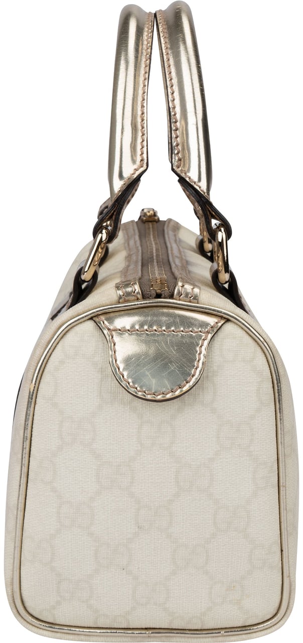 Gucci Gucci GG Monogram Mini Joy Boston Handbag Wit