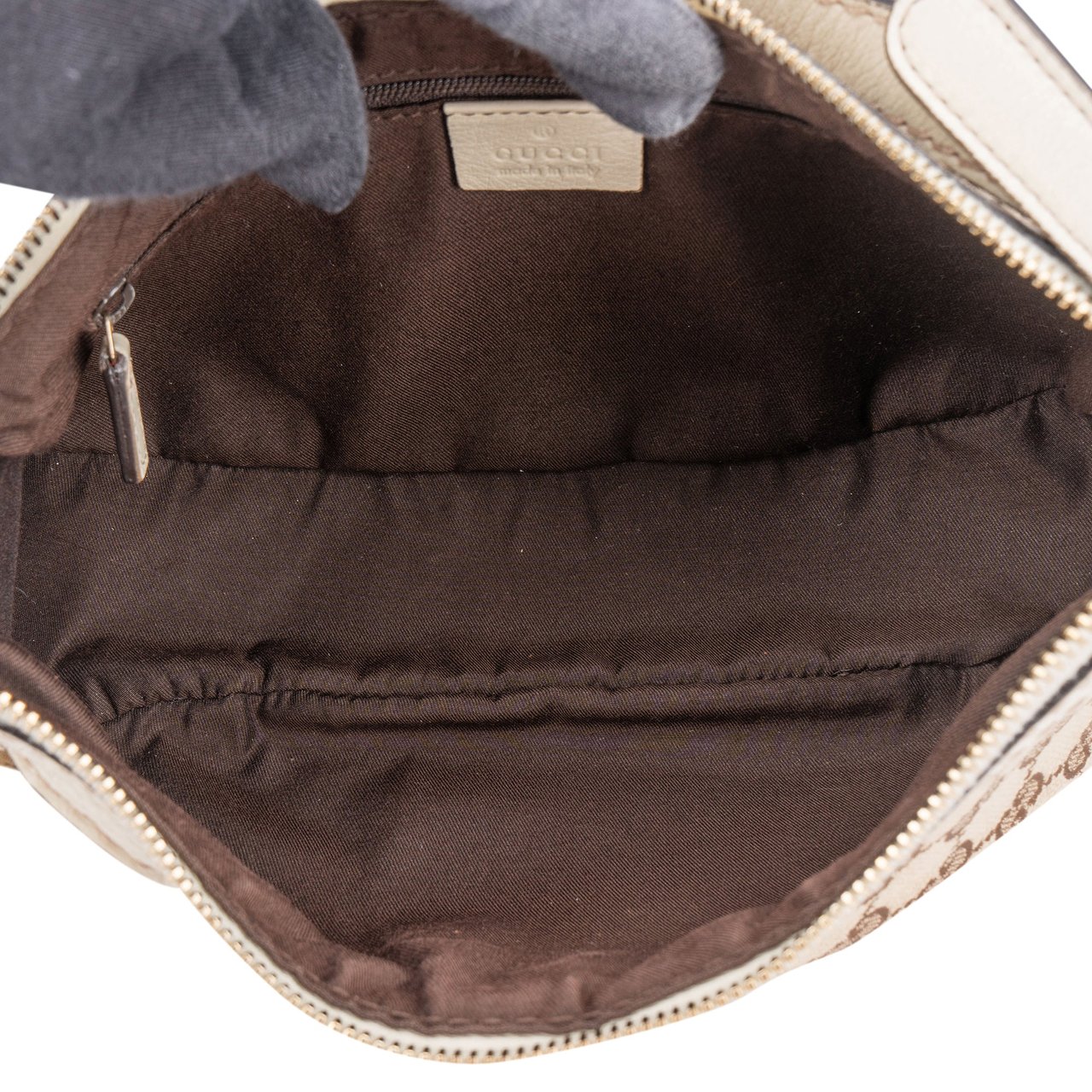 Gucci GG Monogram Sukey Shoulder Bag Bruin