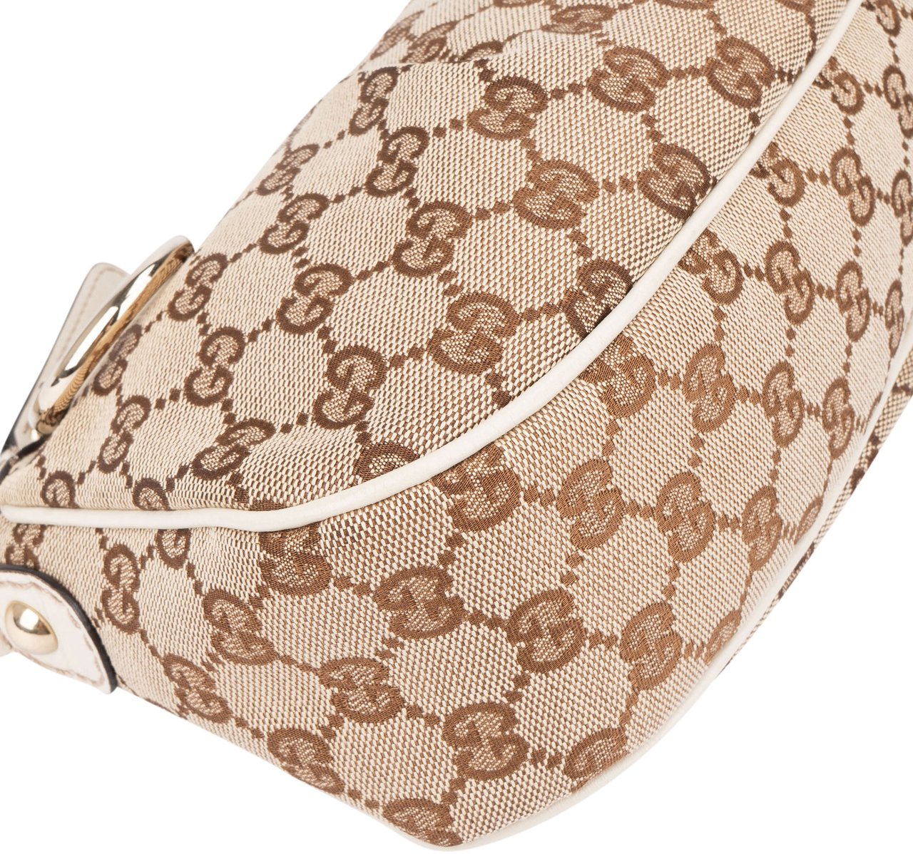 Gucci GG Monogram Sukey Shoulder Bag Bruin