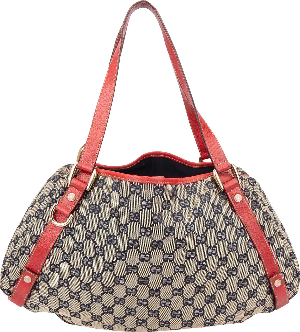 Gucci Gucci GG Monogram Abbey Handbag Donkergrijs