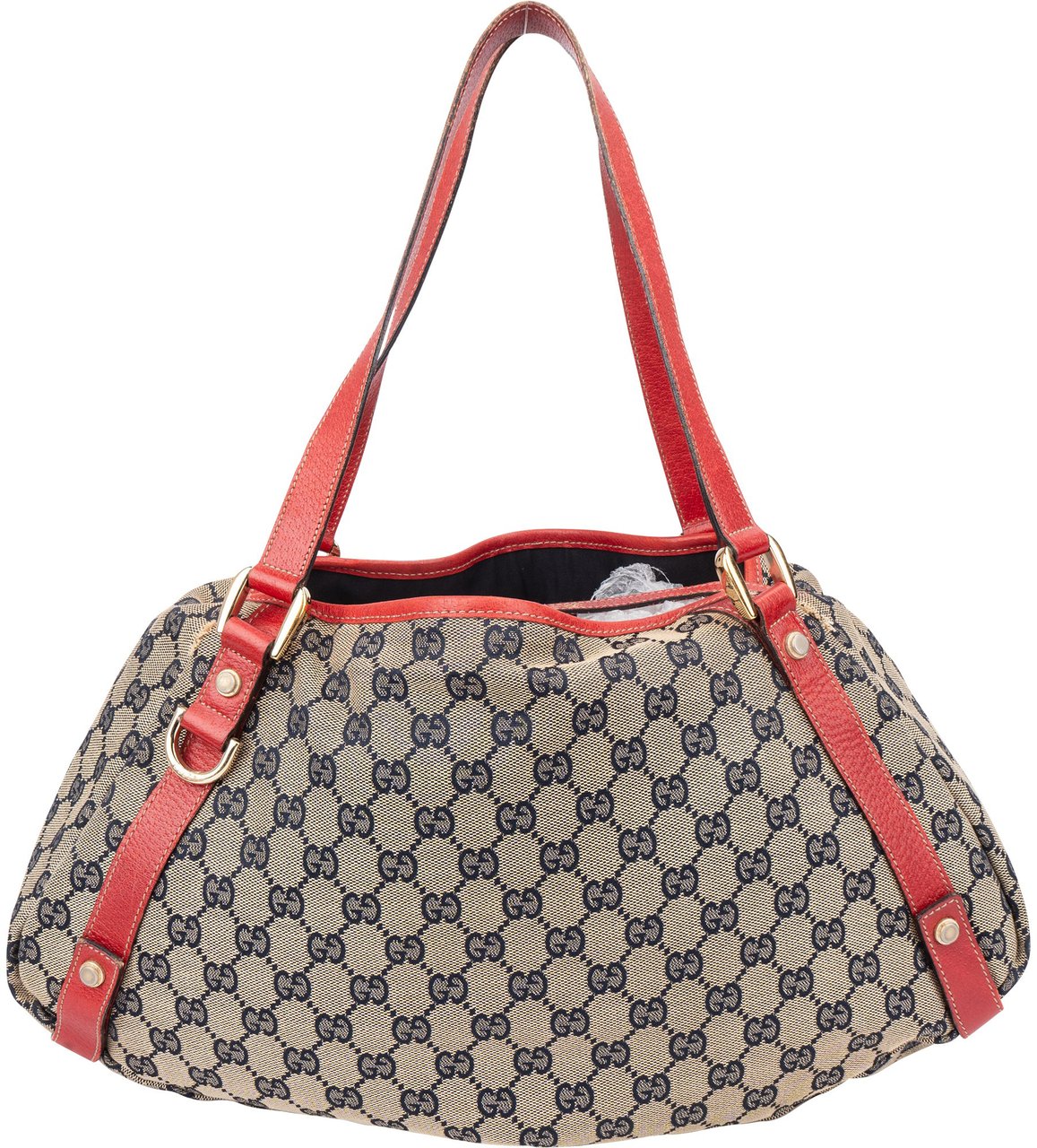 Gucci Gucci GG Monogram Abbey Handbag Donkergrijs