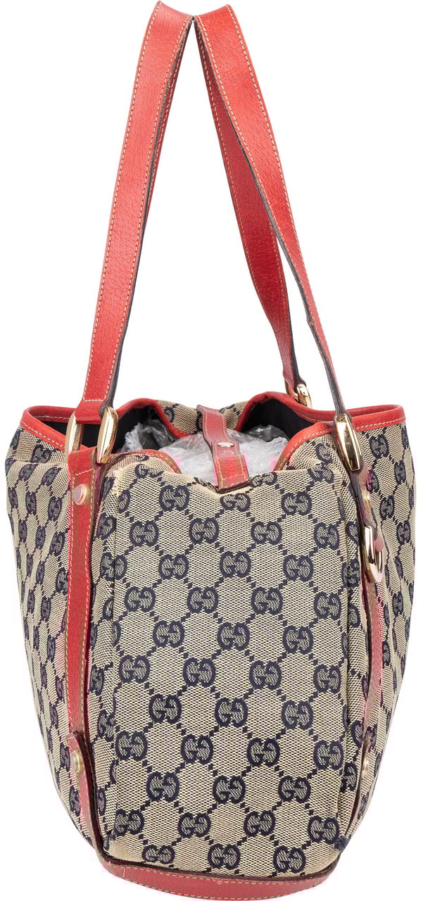 Gucci Gucci GG Monogram Abbey Handbag Donkergrijs