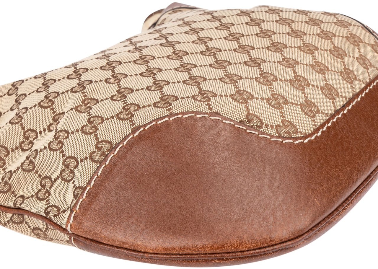 Gucci Gucci GG Monogram Shoulder Bag Bruin