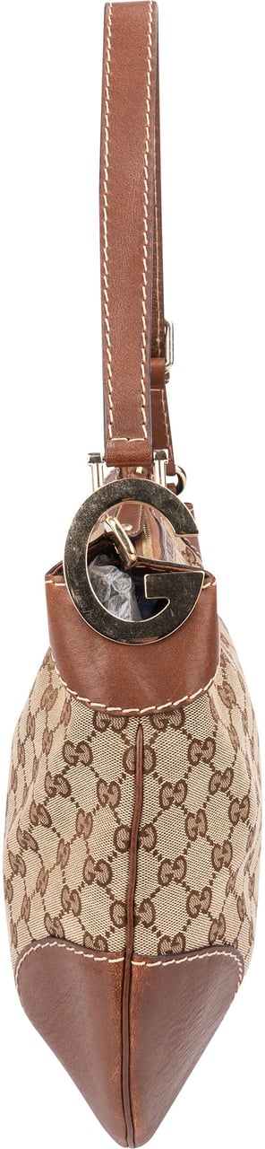 Gucci Gucci GG Monogram Shoulder Bag Bruin