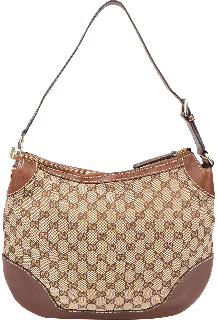 Gucci Gucci GG Monogram Shoulder Bag Bruin