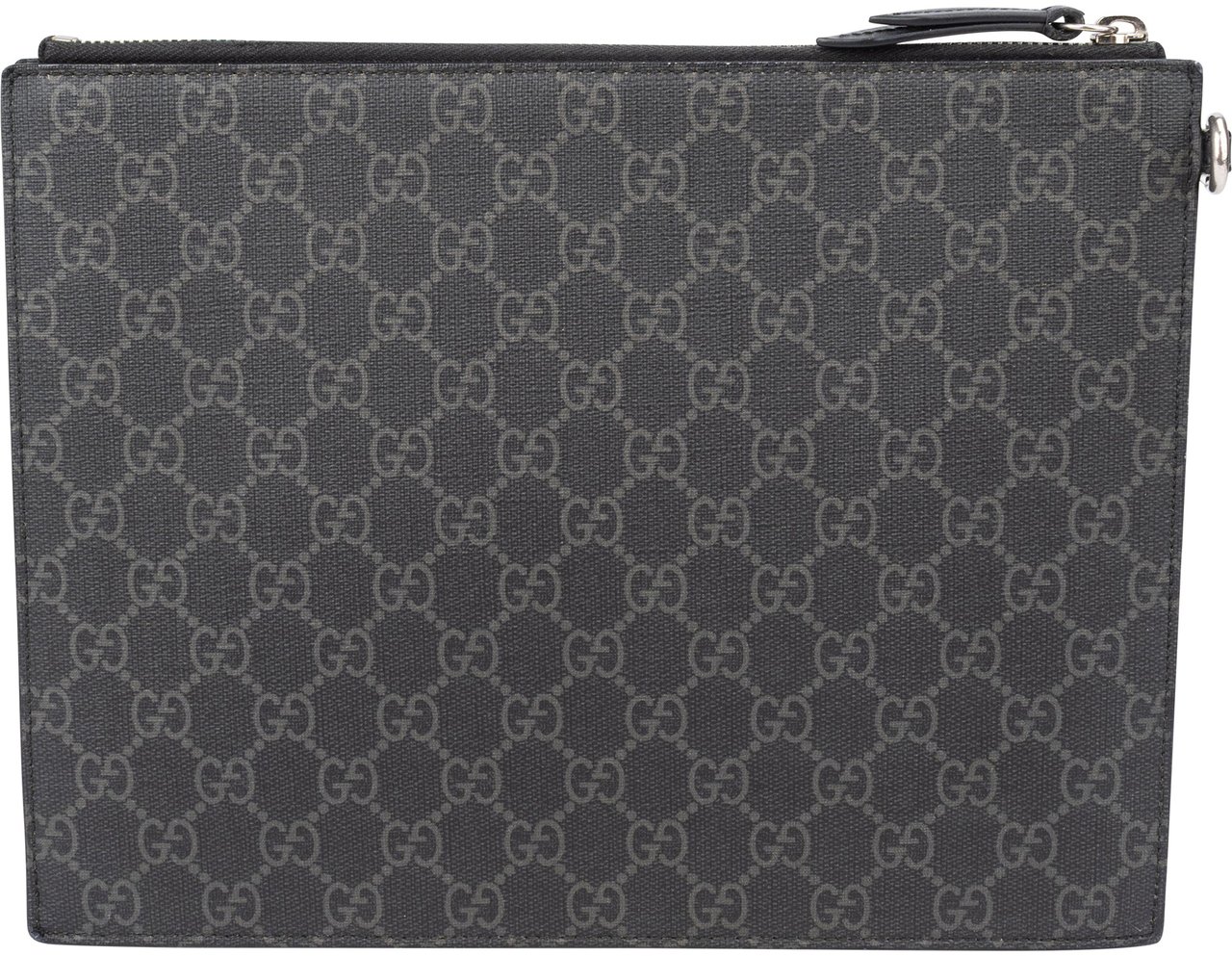 Gucci Gucci GG Monogram Wolf Clutch Zwart