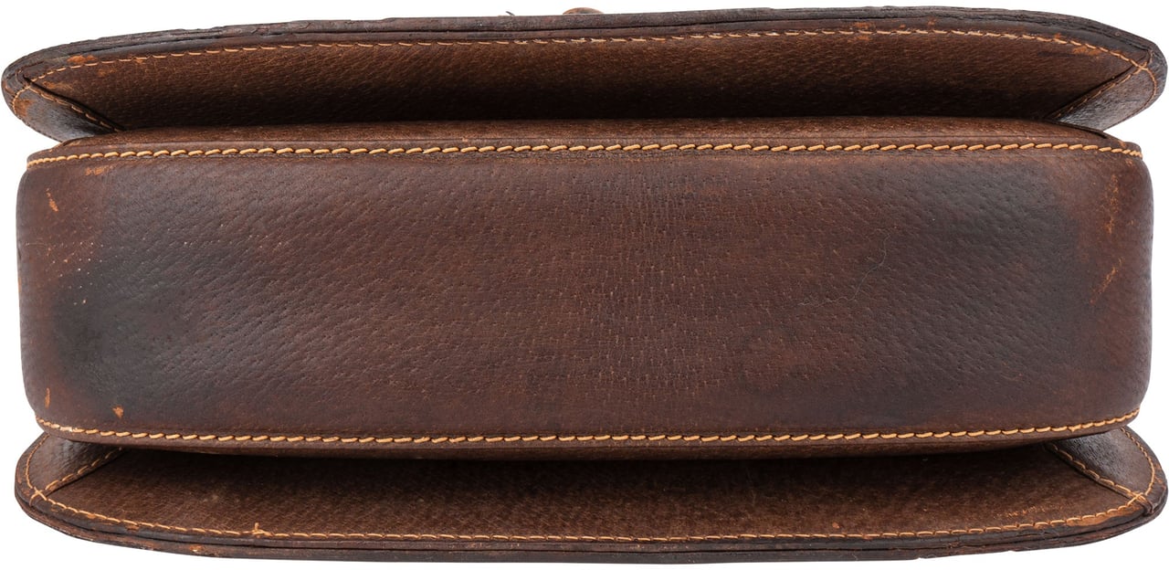 Gucci Gucci GG Monogram Bamboo Handbag Bruin